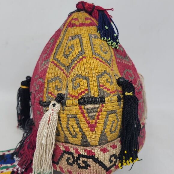 VTG Turkmen handmade hat, embroidery hat, skull turkoman Uzbek hat OLD MUSEUM - Picture 6 of 15
